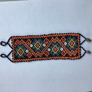 New Import Peruvian Beaded Bracelet Boho Hippie Tribal Art Gifts Handmade